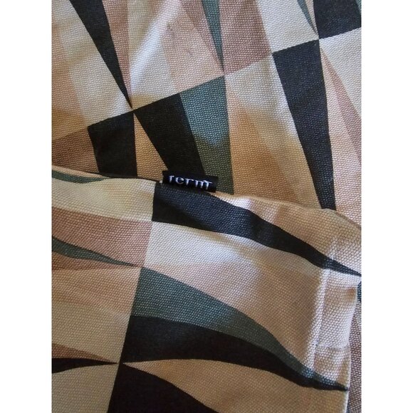 LARGE Geometric Triangle Pattern Pillow Cover By FERM - Picture 3 of 5